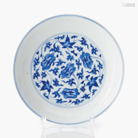 A Chinese Blue and White Saucer Dish