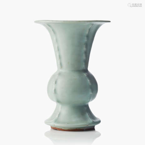 A Chinese Celadon ‘Gu’ Vase