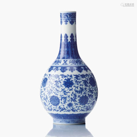 A Chinese ‘Ming Style’ Blue and White Vase
