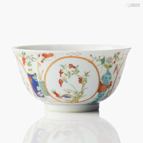 A Chinese Famille Rose ‘Sanduo’ Bowl