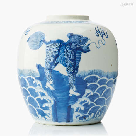 A Chinese Blue and White Ginger Jar