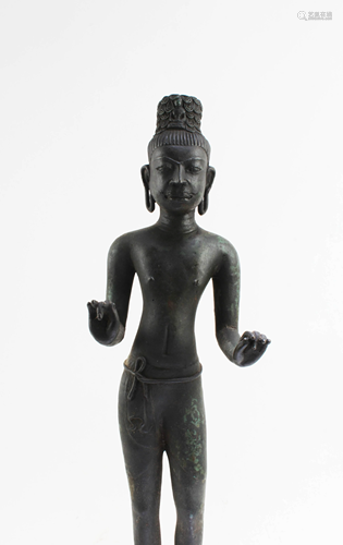 Antique Bronze Buddha Statue