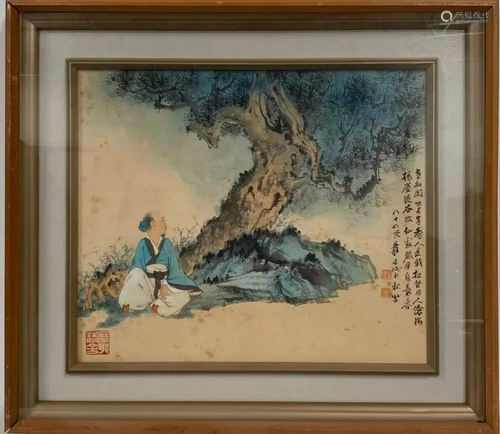 A rare painting attributable to Chang Dai-chien