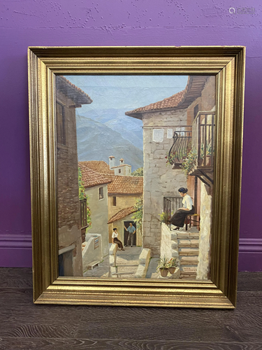 A Framed Oil Painting