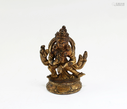 A 15th C Bronze Nepal Goddess Statue