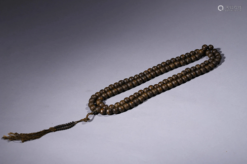 Agarwood Prayer Beads, 108 beds