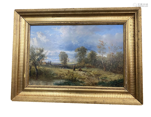 A Framed Oil Painting