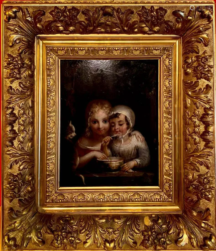 Antique Framed Oil Painting