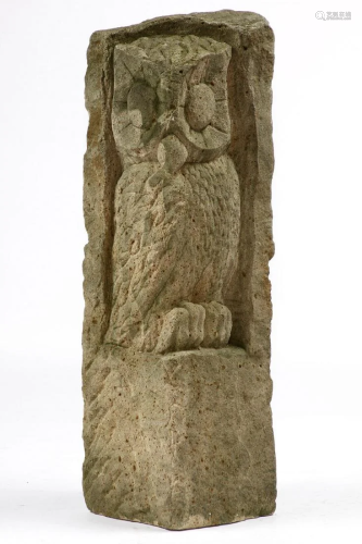 Owl Sandstone Sculpture