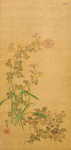 ANONYMOUS, A CHINESE PAINTING OF FLOWER