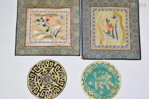 Group of Chinese Embroideries