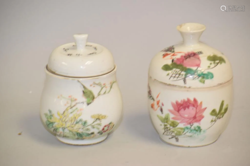 Three 19-20th C. Chinese Porcelain Famille Verte