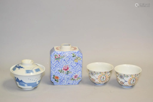 Group of 19-20th C. Chinese Porcelain Tea Wares