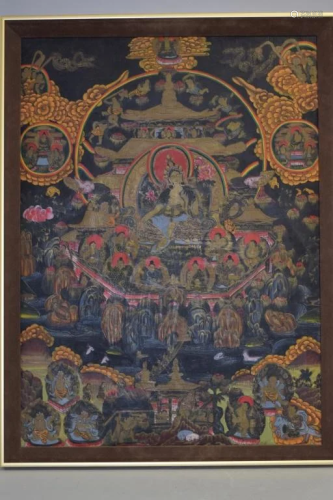 Chinese Tibetan Thangka