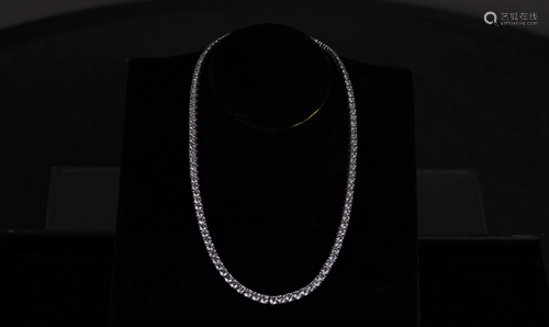 25.78CTS 18K DIAMOND NECKLACE