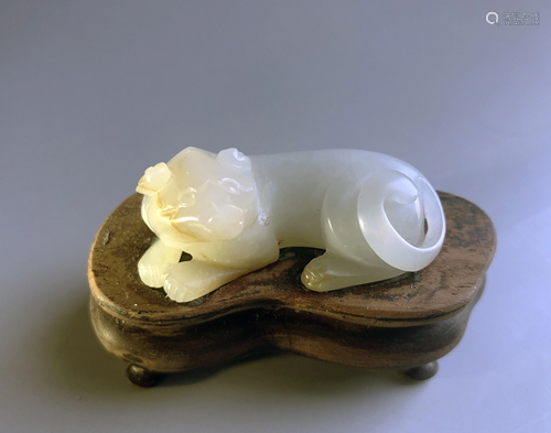 A Chinese Nephrite Jade Carving