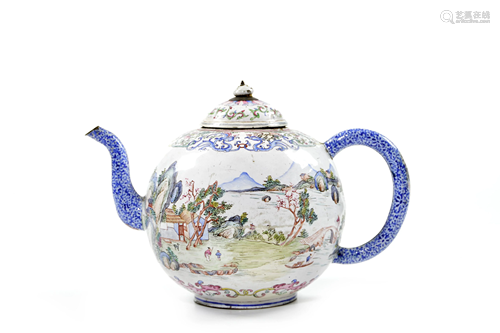 A Chinese Enamel Teapot