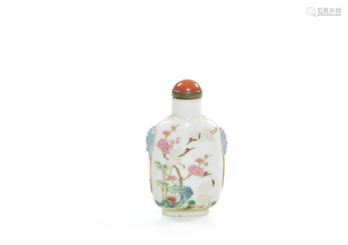 A Chinese Famille Rose Snuff Bottle