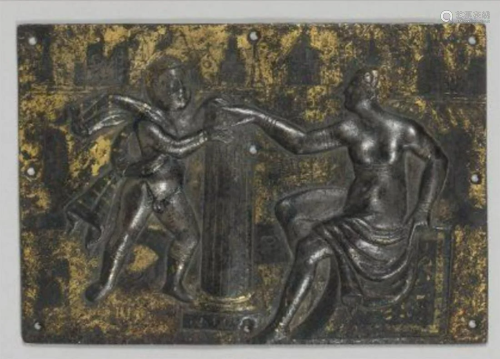 A Fine Bronze Plaque