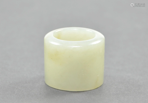 A Chinese Nephrite Jade Archer Ring