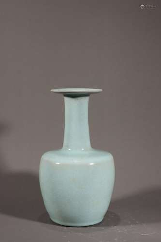 chinese ru kiln porcelain dish-mouth vase