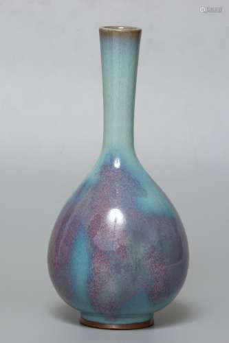 chinese jun kiln porcelain bottle vase