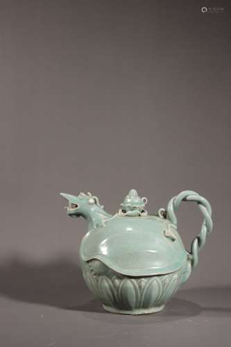 chinese gaoli porcelain turtle-form pot