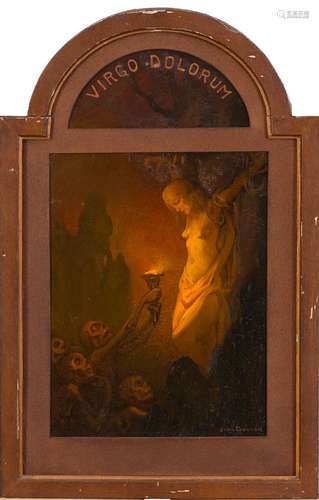 Jan Frans DE BOEVER (1872-1949)Vierge des douleurs (Virgo Do...