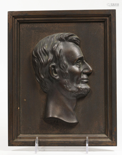 American Bronze Abraham Lincoln Memorial Plaque