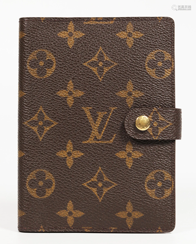 Louis Vuitton Monogram Canvas Leather Filofax Case