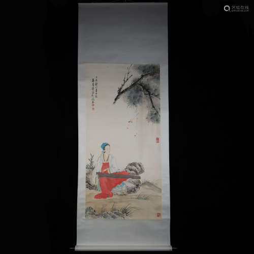 Wu Qingxia mark Chinese painting