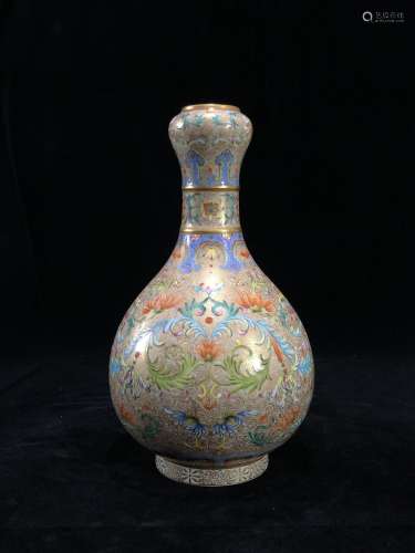 Min Guo famille rose porcelain vase