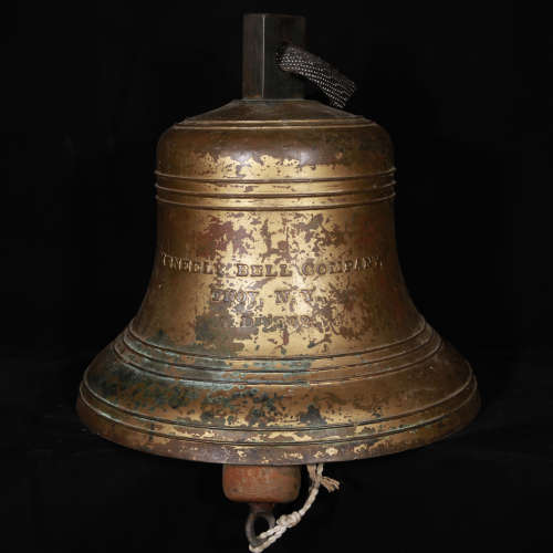 Gilt copper church bell in 1902