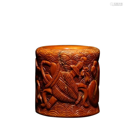 RARE MATERIAL 'ASHTAMANGALA' THUMB RING