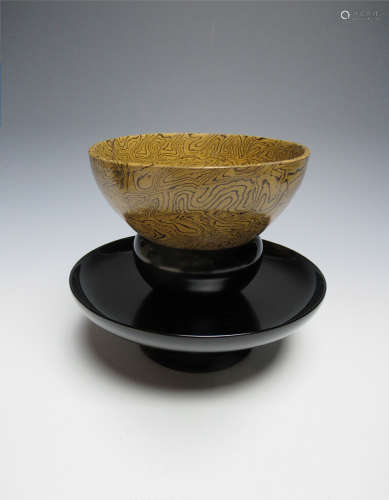 唐代绞胎茶盏(618-907)