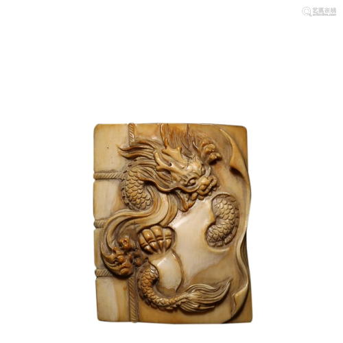 RARE MATERIAL 'DRAGON' CARVING