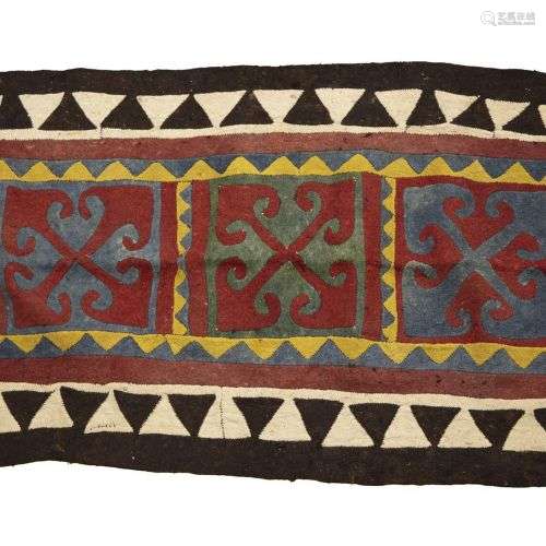 Arte Islamica A felt carpet Central Asia, Uzbekistan, early ...
