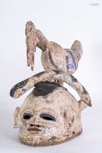 Arte africana Gelede mask, YorubaNigeria.