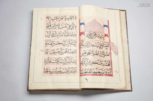 Arte Islamica A large Quran Possibly India, 20th century .