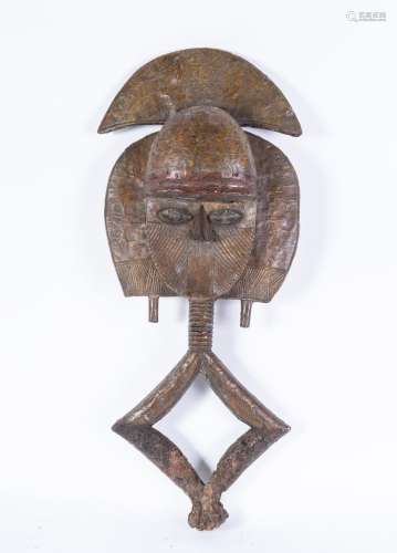 Arte africana A large figure of two-faced reliquary, Obamba ...