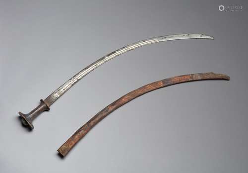 Arte africana Chotel (sabre)Horn of Africa, 19th century .