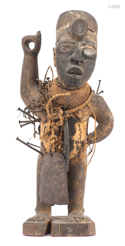 Fétiche du Congo belge, ancienne collection Victor