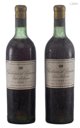 Château d'Yquem, Lur Saluces, Sauternes, 1943