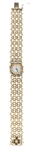 CARTIER, montre-bracelet avec bracelet en or