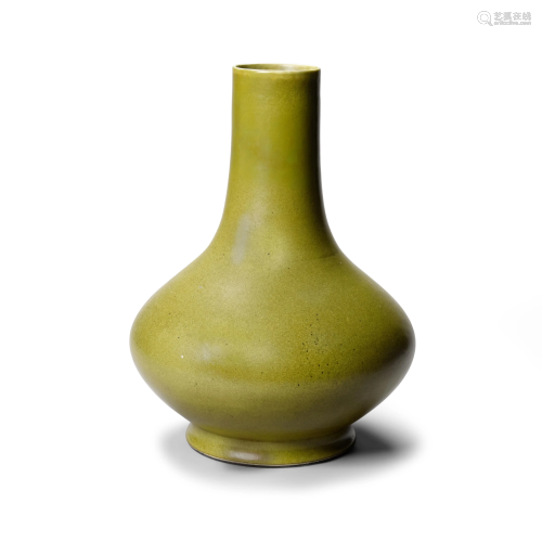 A teadust-glazed vase Tongzhi mark and period