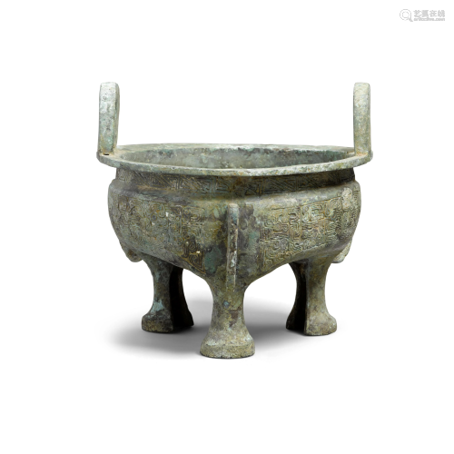 An archaic bronze ding Eastern Zhou period