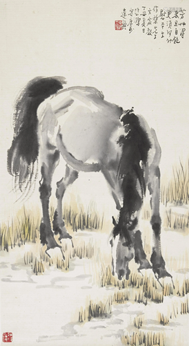 Xu Beihong (1895-1953) Grazing Horse, 1937