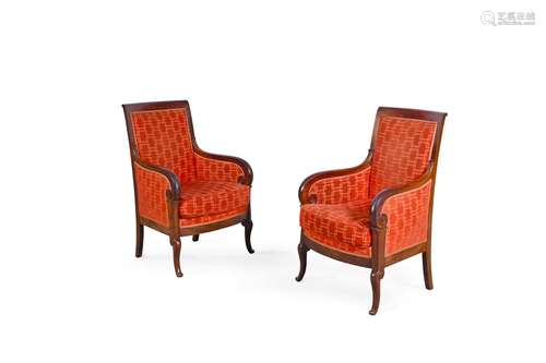 Suite de deux bergères et deux fauteuils