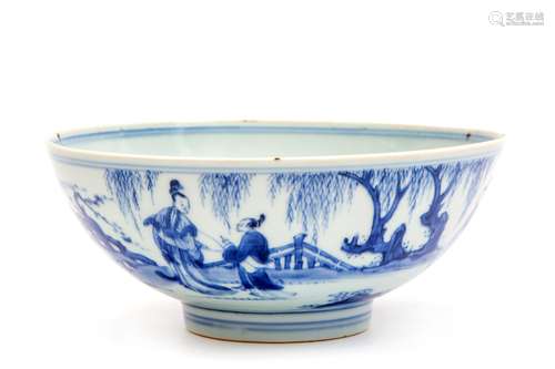 A Blue and White Bowl