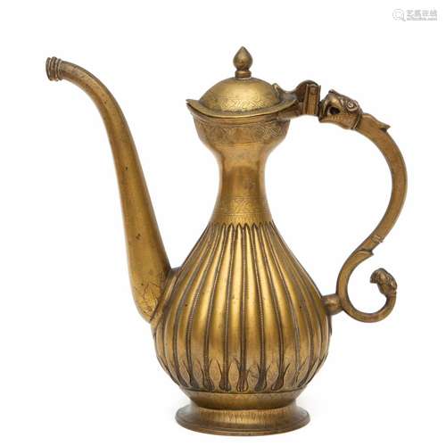 A Deccani bronze ewer (Aftaba)